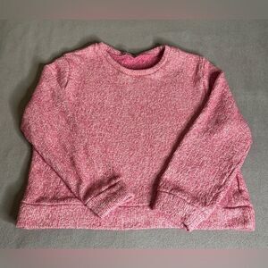 Zara Womens Tops Size M Pink Sweatshirt Long Sleeve Pullover Lightweight Casual